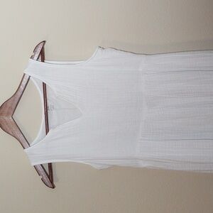 Beachlunchlounge Collection Women’s White Sleeveless Gauze Dress